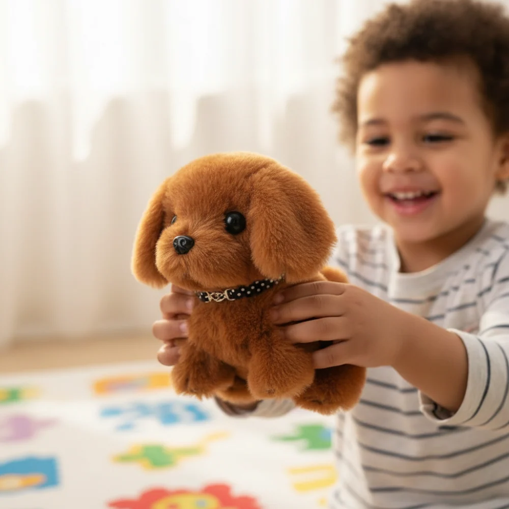 Robot Dog Toy Plush Barking Dog Toy Interactive Companion - Image 12